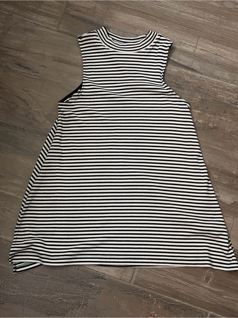 Y2K Mossimo Mock Neck Striped Tank Xs